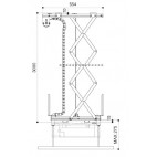 Ascenseur pour Vidéoprojecteur - GP Screen - VP300 - Descente jusqu'à 300cm - Poids max supporté 30 kg