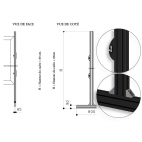 Support au Sol - GP Screen - Pour écran FlatMax