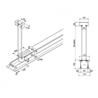 Kit d'encastrement Faux Plafond - GP Screen - Pour écrans Compact