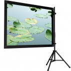 Ecran Cadre - GP Screen - Flat Elastic - 350cm à 400cm - Toile au choix
