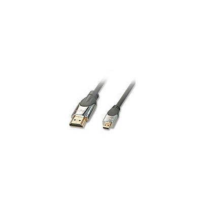 Câble HDMI® CROMO®, compatible HDMI 2.0 Ultra HD, avec Ethernet, type A/D, 1m