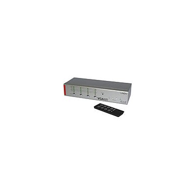 Commutateur matrix AV 4x4 - VGA et audio stéréo, avec télécommande