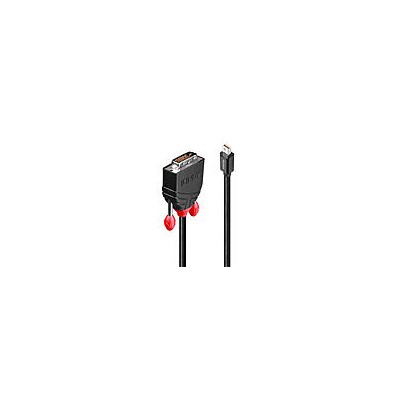 Câble Mini DisplayPort vers DVI Noir, 0.5m 
