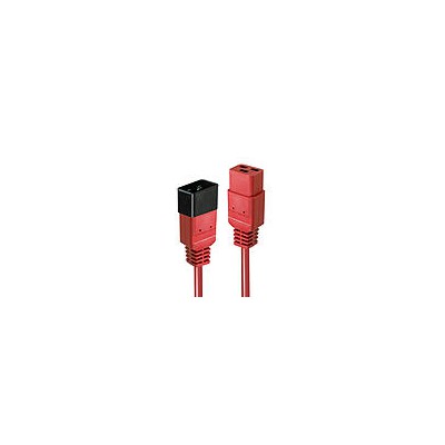 Rallonge IEC 1m, rouge