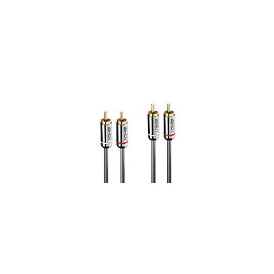 Câble Audio 2x RCA, Cromo Line, 10m