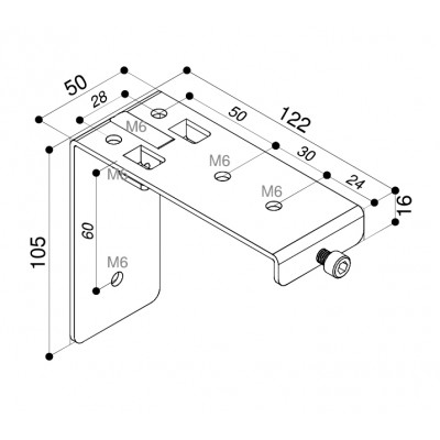 Jeux d'équerre de fixation pour écran - Gamme compact