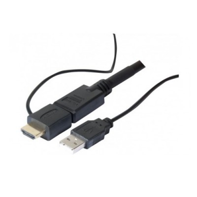 Cordon HDMI Amplifié - GP Screen - Mâle/Mâle - 45 mètres - Haute Vitesse - Ethernet - Chipset